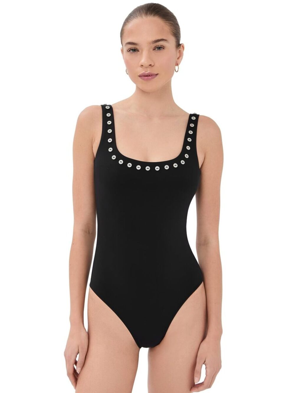 STAUD Women's Lea One Piece, Black, XL